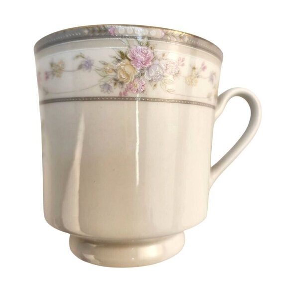 Farberware Southampton 1992 2-Piece NO 223A Floral Bone China Coffee Mugs With - Picture 2 of 8